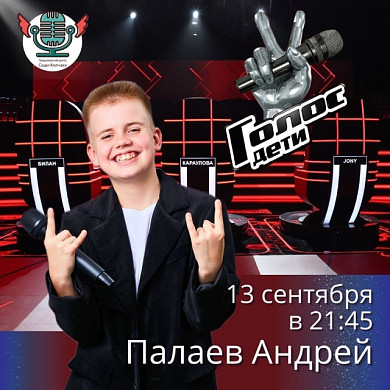 Школьник из Иванова выступит в шоу «Голос.Дети»